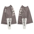 画像10: MOON Equipped レイヤード ロングスリーブ Tシャツ (10)