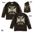 画像4: キッズ Iron Cross ロングスリーブ Tシャツ (4)