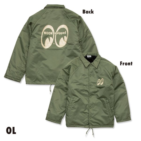 MOON Equipped アイシェイプ ボア コーチジャケット