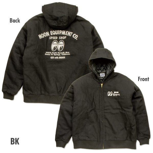 MOON Equipment Co. Speed Shop ダック ジップ フーディー