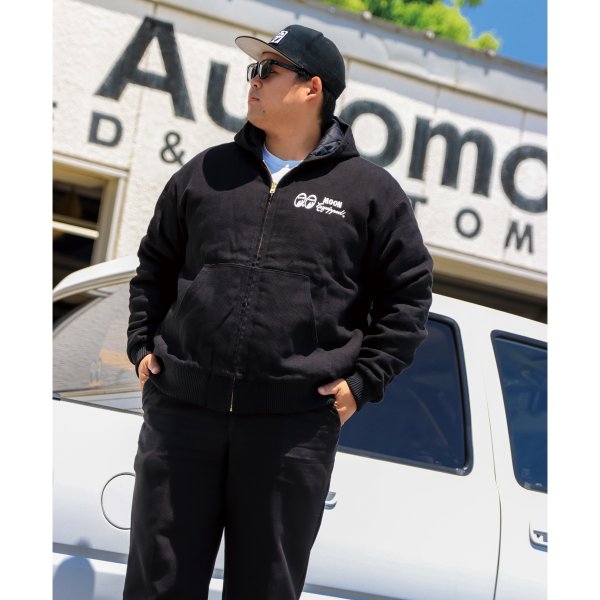 画像1: 【30%OFF】MOON Equipment Co. Speed Shop ダック ジップ フーディー (1)