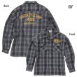 画像5: 【30% OFF!!】MOON Custom Cycle Shop ウール チェック シャツ (5)