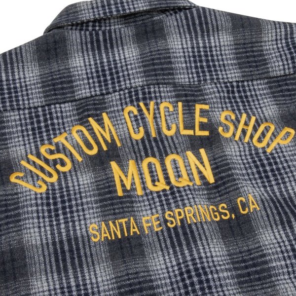 画像10: 【30% OFF!!】MOON Custom Cycle Shop ウール チェック シャツ (10)