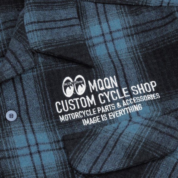 画像9: 【30% OFF!!】MOON Custom Cycle Shop ウール チェック シャツ (9)