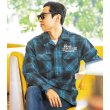 画像1: 【30% OFF!!】MOON Custom Cycle Shop ウール チェック シャツ (1)