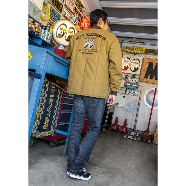 画像2: MOON Equipment Co. Speed Shop ダック キルティングジャケット (2)