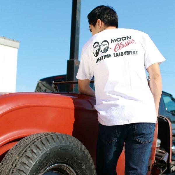 画像1: MOON Classic Logo ポケット Tシャツ (1)