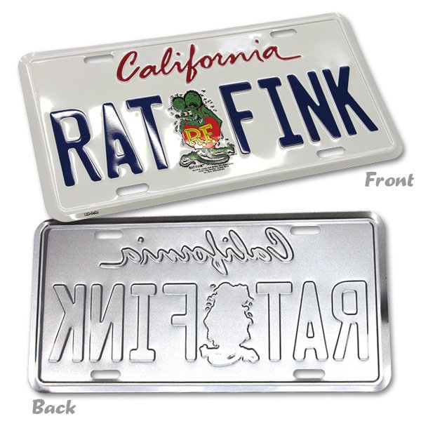 画像2: Rat Fink カリフォルニア プレート (2)
