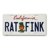 画像: Rat Fink カリフォルニア プレート