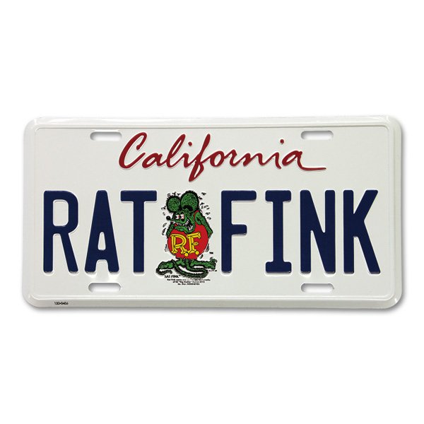 画像1: Rat Fink カリフォルニア プレート (1)