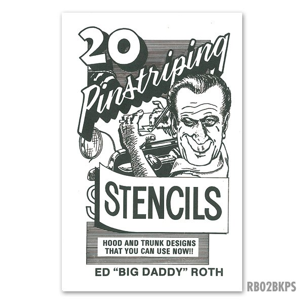 画像1: ED ROTH BOOK - 20 PINSTRIPING STENCILS (1)