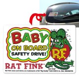 画像: Rat Fink Baby on Board Sticker