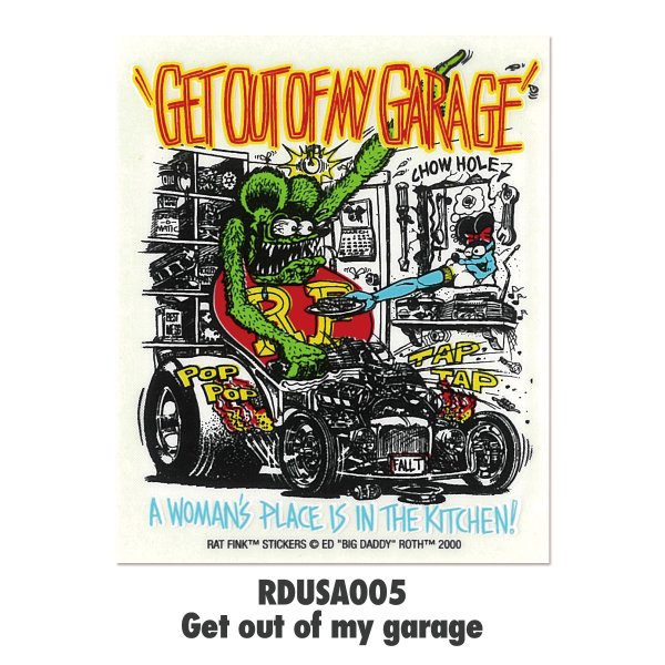 画像5: Rat Fink モンスター ステッカー 1 (5)