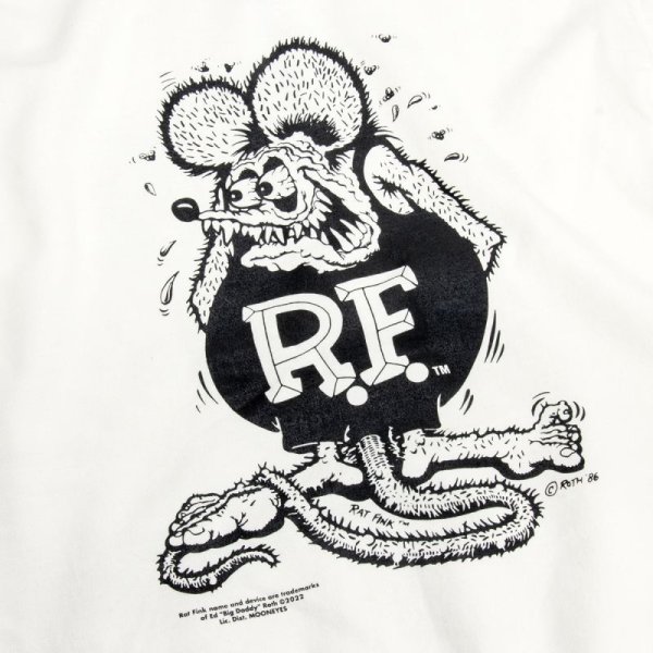 画像8: Standing Rat Fink Mono ジップ フーディー (8)