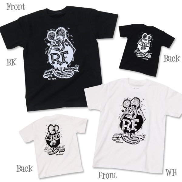 画像1: Rat Fink Mono T シャツ (1)