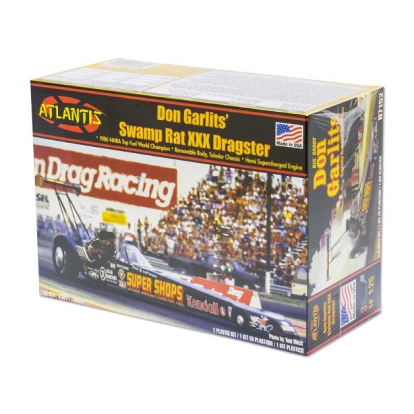 画像1: 1/25 Don Garlit's Swamp Rat XXX Dragster プラスチック モデル キット (1)