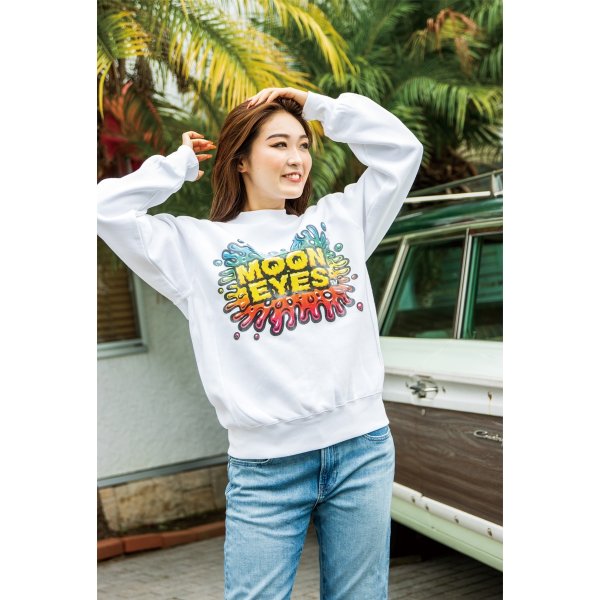 画像1: 【30%OFF】スライミー MOONEYES スウェットシャツ (1)