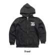 画像2: 【通販限定/11月上旬お届け予定】MOONEYES 40th Anniv. Square Logo ジップ フーディー (2)