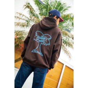 画像: MOON Palm Tree プルオーバー フーディー