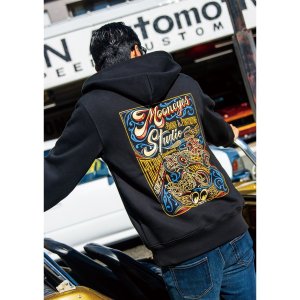 画像: MOON Signs & Pinstriping Studio 26 ジップ フーディー
