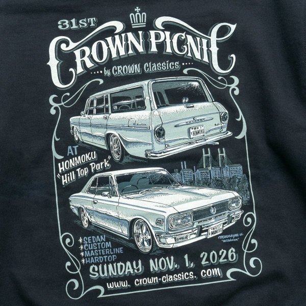 画像6: 【先行予約】31st CROWN PICNIC 2026 スウェットシャツ【予約受付2026年11/3(火)まで】 (6)