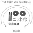 画像1: "FLIP-OVER" Style Hood Pin Sets (1)