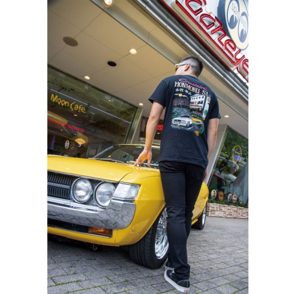 XXLサイズ ムーンアイズ 本牧 ストリート Tシャツ MOONEYES XXLサイズ ムーンアイズ 本牧 ストリート Tシャツ