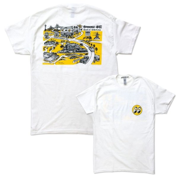 画像2: MOON 本牧 マップ Tシャツ (2)