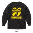 画像4: MOON Big Eyeshape ロングスリーブ Tシャツ ブラック/イエロー (4)