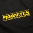 画像7: MOON Big Eyeshape ロングスリーブ Tシャツ ブラック/イエロー (7)