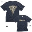 画像4: Pinstripe Fly with MOON Tシャツ (4)
