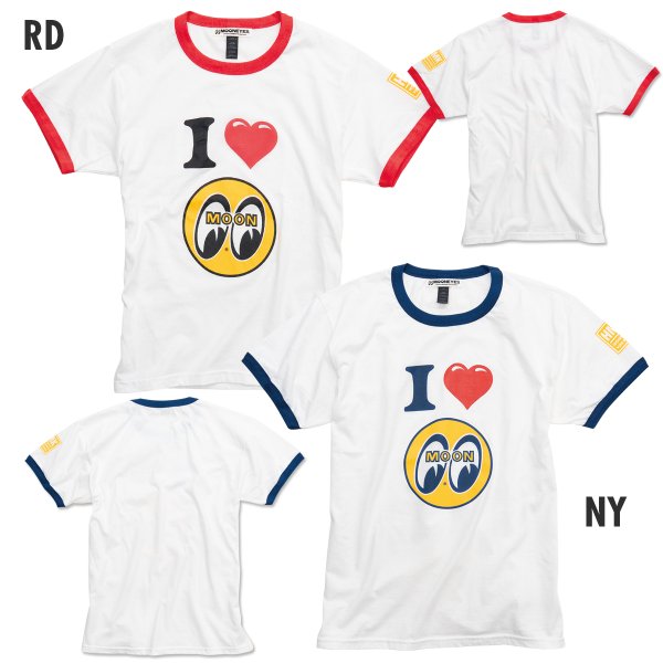 画像1: I LOVE MOON トリム Tシャツ (1)