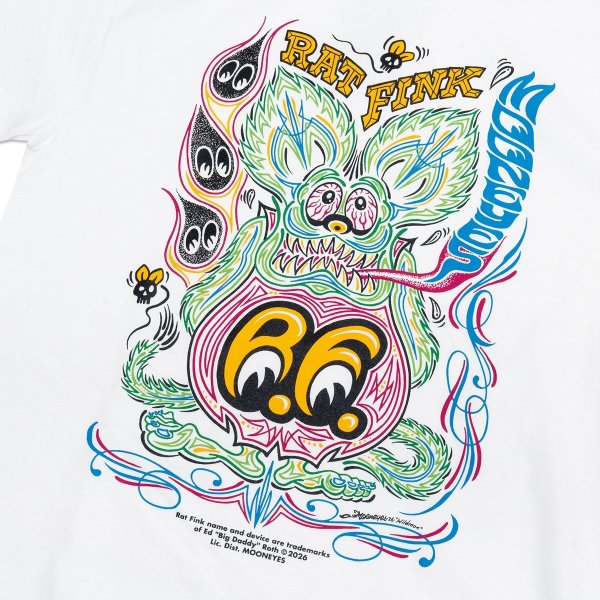 画像4: Rat Fink x MOON ピンストライプ Tシャツ (4)