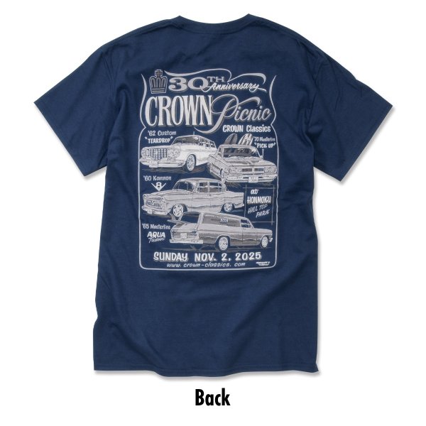 画像3: 【先行予約】30th Anniversary CROWN PICNIC 2025 Tシャツ 【予約受付2025年11/3(月)まで】 (3)