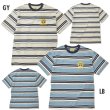 画像3: MOON マルチ ストライプ エンブロイダリー Tシャツ (3)