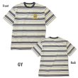 画像4: MOON マルチ ストライプ エンブロイダリー Tシャツ (4)