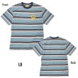 画像5: MOON マルチ ストライプ エンブロイダリー Tシャツ (5)