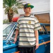 画像2: MOON マルチ ストライプ エンブロイダリー Tシャツ (2)