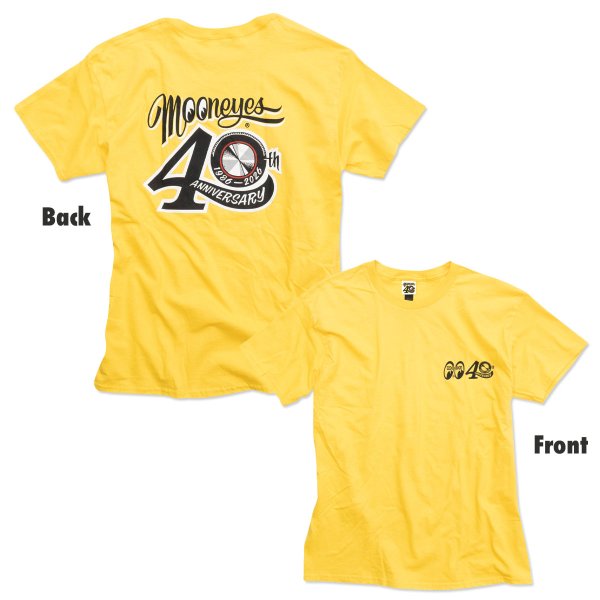画像2: MOONEYES 40th Anniv. Disc Tシャツ (2)
