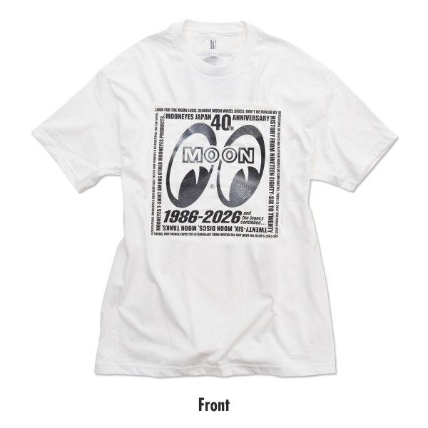 画像3: MOONEYES 40th Anniv. Square Logo Tシャツ (3)
