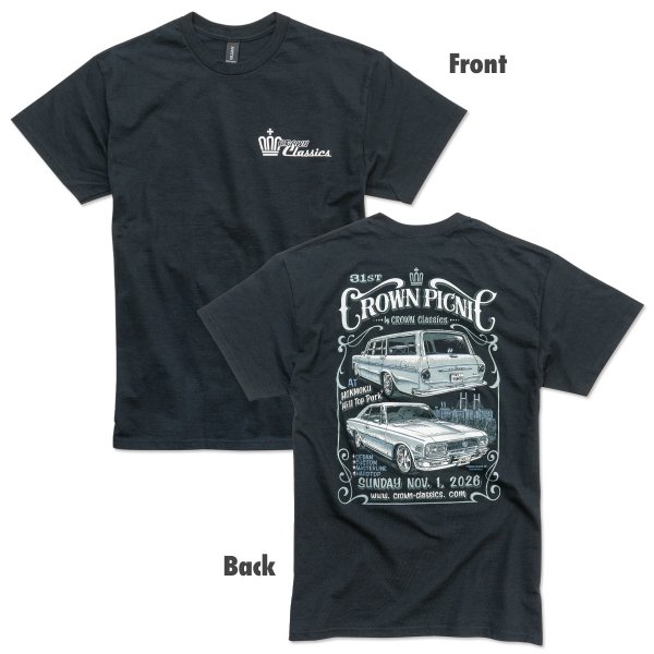 画像3: 【先行予約】31st CROWN PICNIC 2026 Tシャツ 【予約受付2026年11/3(火)まで】 (3)