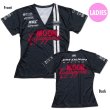 画像1: Jim Dunn Racing MOON Equipped レディース Vネック クルー シャツ (1)