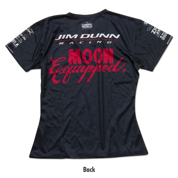 画像3: Jim Dunn Racing MOON Equipped レディース Vネック クルー シャツ (3)