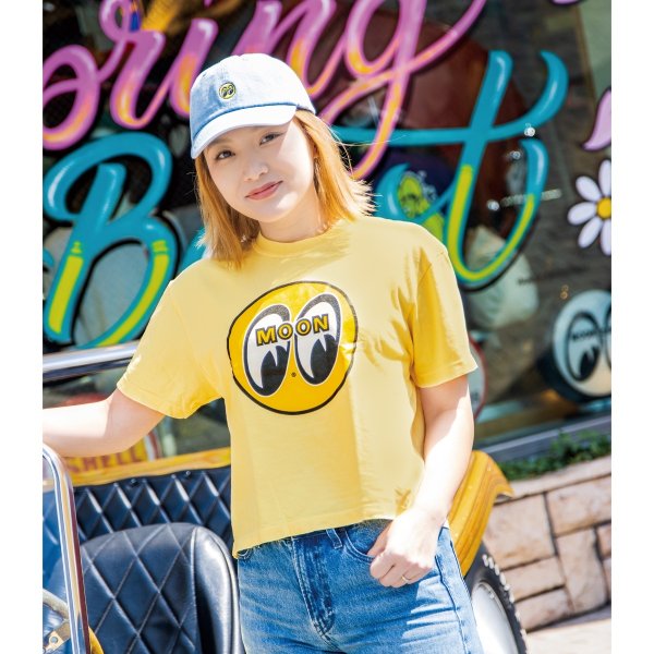 画像1: レディース MOON Eyeball Boxy Tシャツ (1)