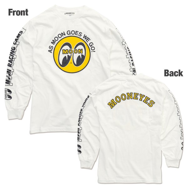 画像1: MOON ロング スリーブ Tシャツ (1)