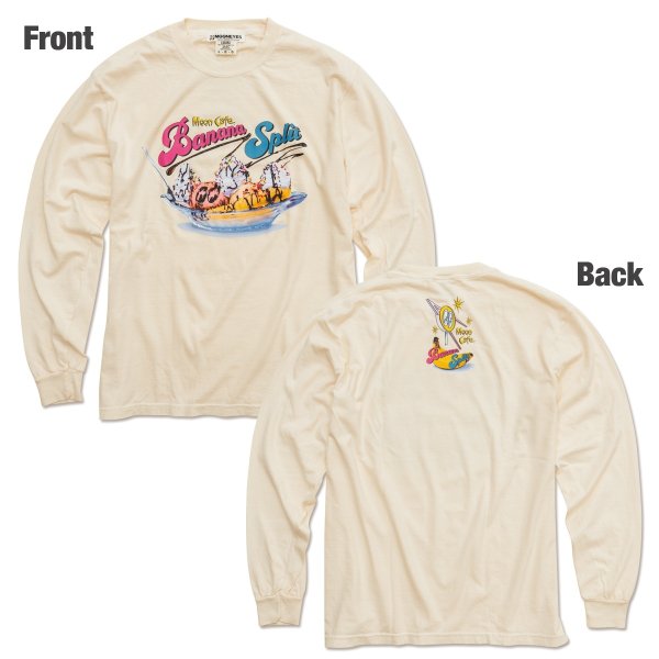 画像2: MOON Cafe Banana Split ロング スリーブ Tシャツ (2)