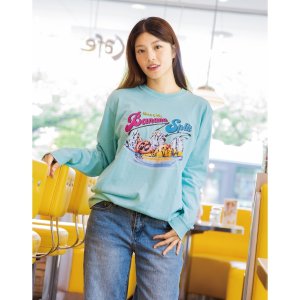 画像: MOON Cafe Banana Split ロング スリーブ Tシャツ