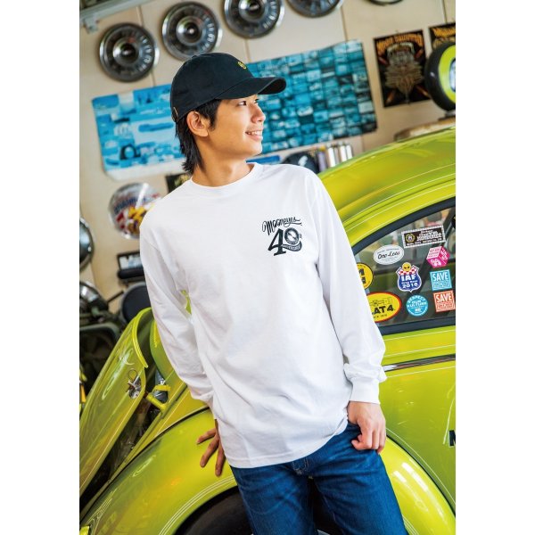 画像2: MOON 40th Anniv. Plaque Design ロング スリーブ Tシャツ (2)