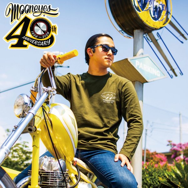 画像9: 【通販限定/9月末お届け予定】MOONEYES 40th Anniv. Disc ロングスリーブ Tシャツ (9)