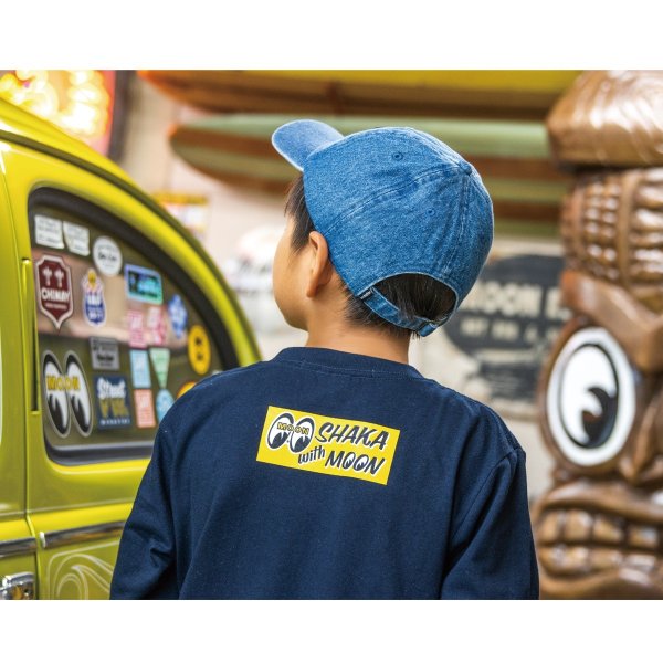 画像2: キッズ SHAKA with MOON ロングスリーブ T シャツ (2)
